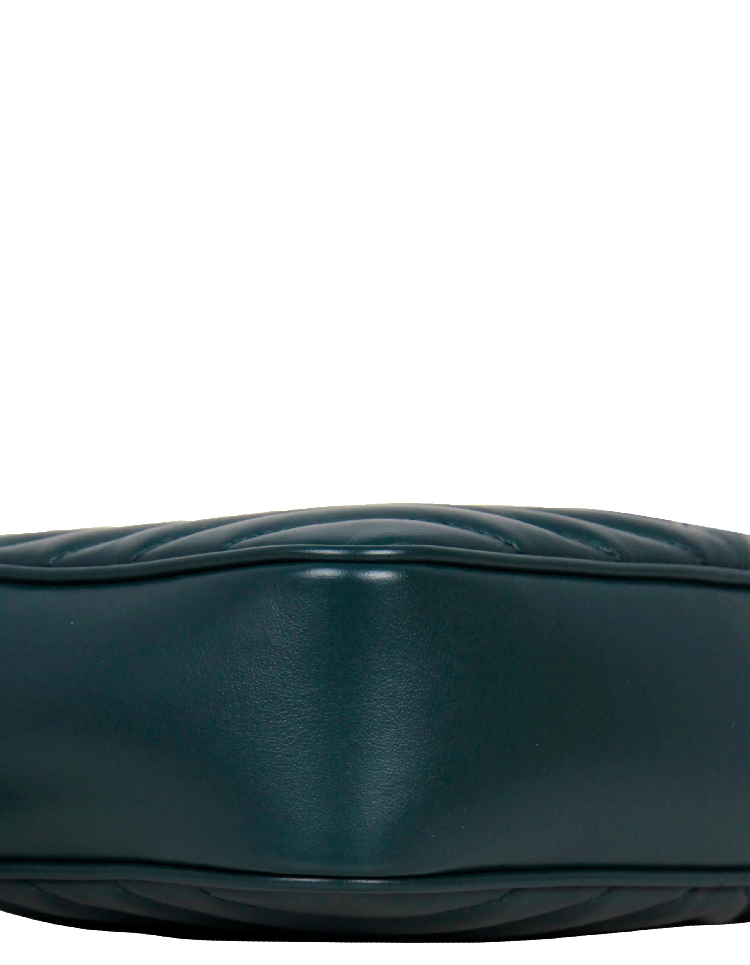 Saint Laurent Sea Turquoise Calfskin Matelasse Monogram Lou Camera Bag