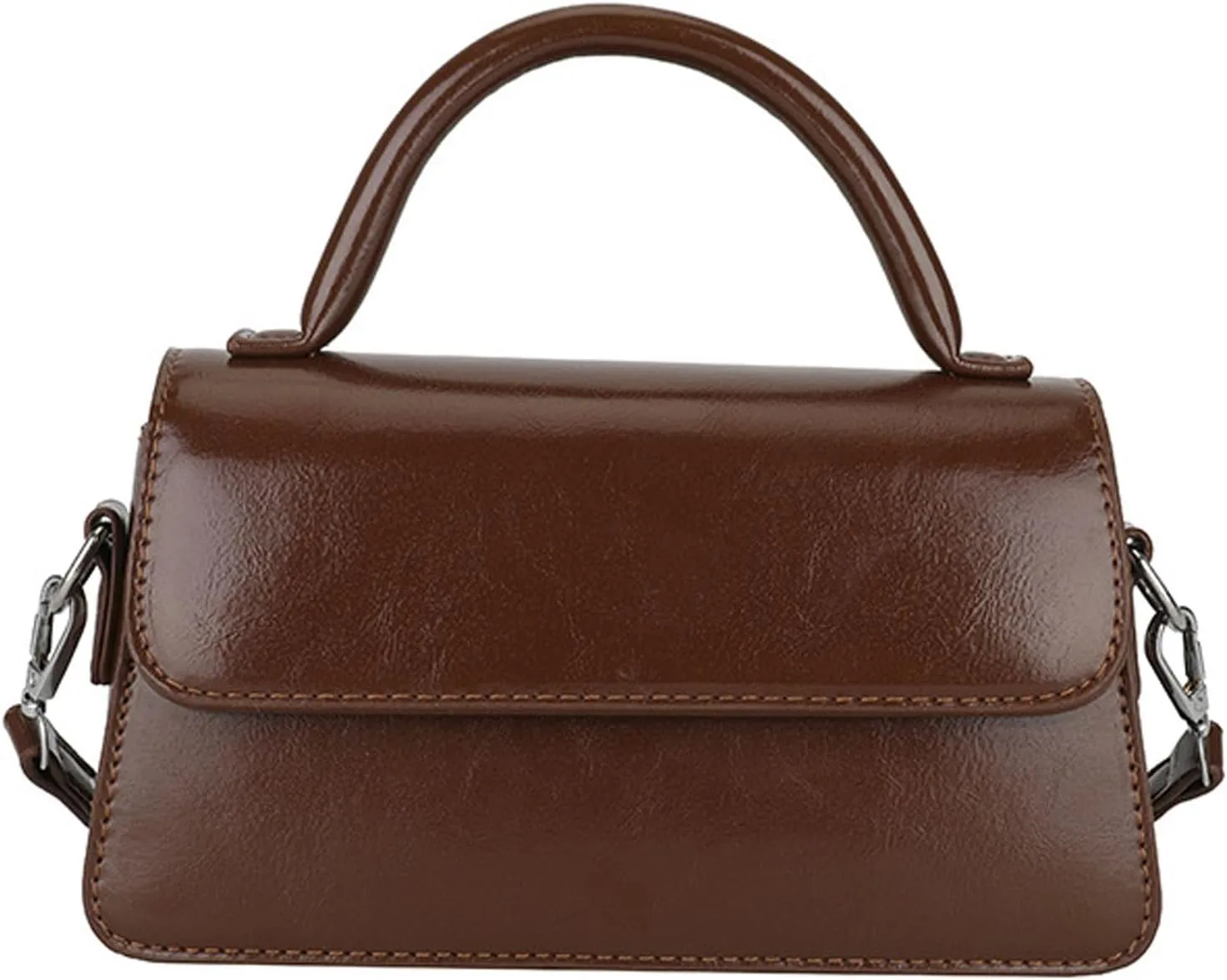 Shoulder Bags Retro Classic Purse Clutch Shoulder Simple HandBag with Zipper Closure Crossbody for Women