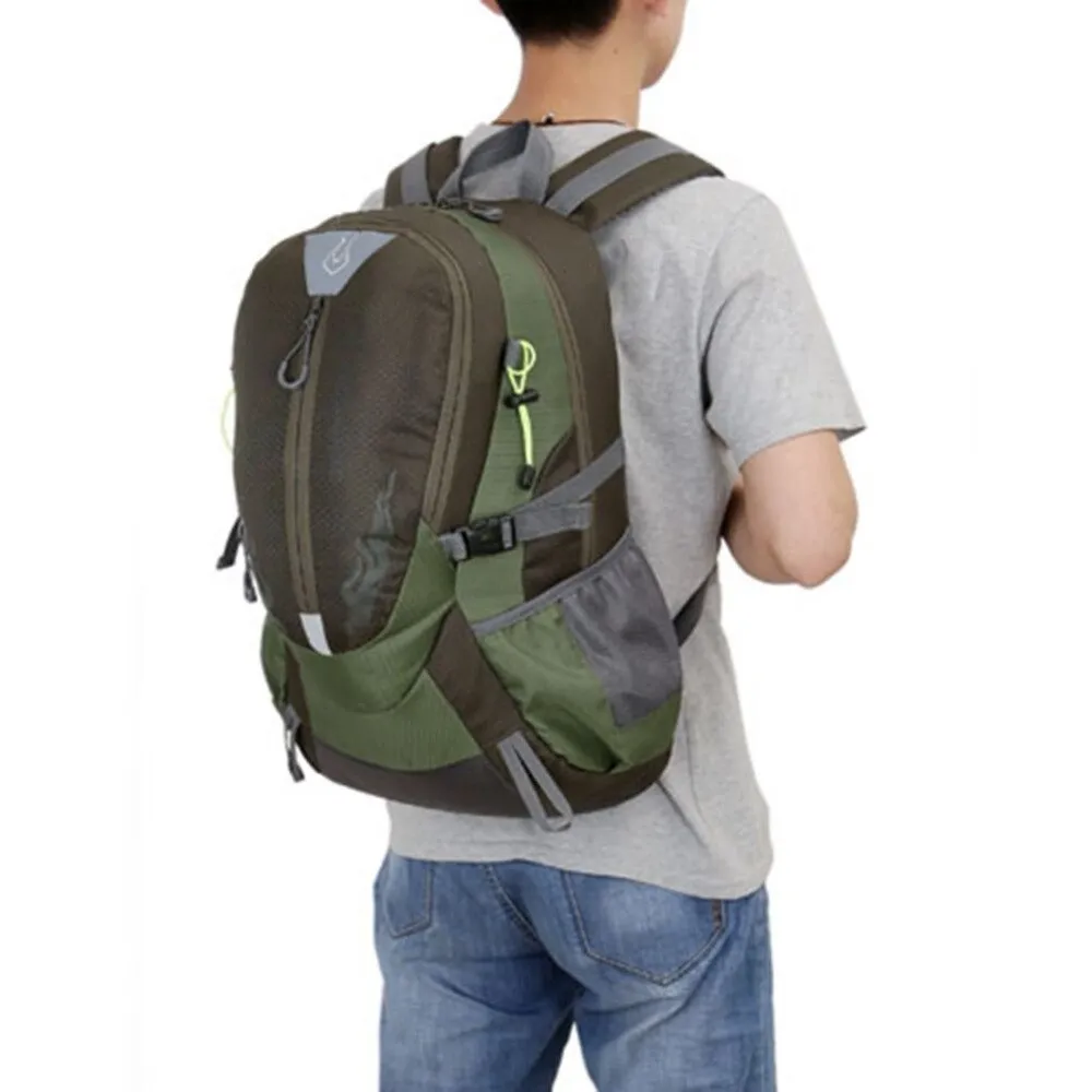 Sidiou Group Outdoor Hiking Backpack Waterproof Nylon Bag Large Capacity Travel Bag Mountain Bag