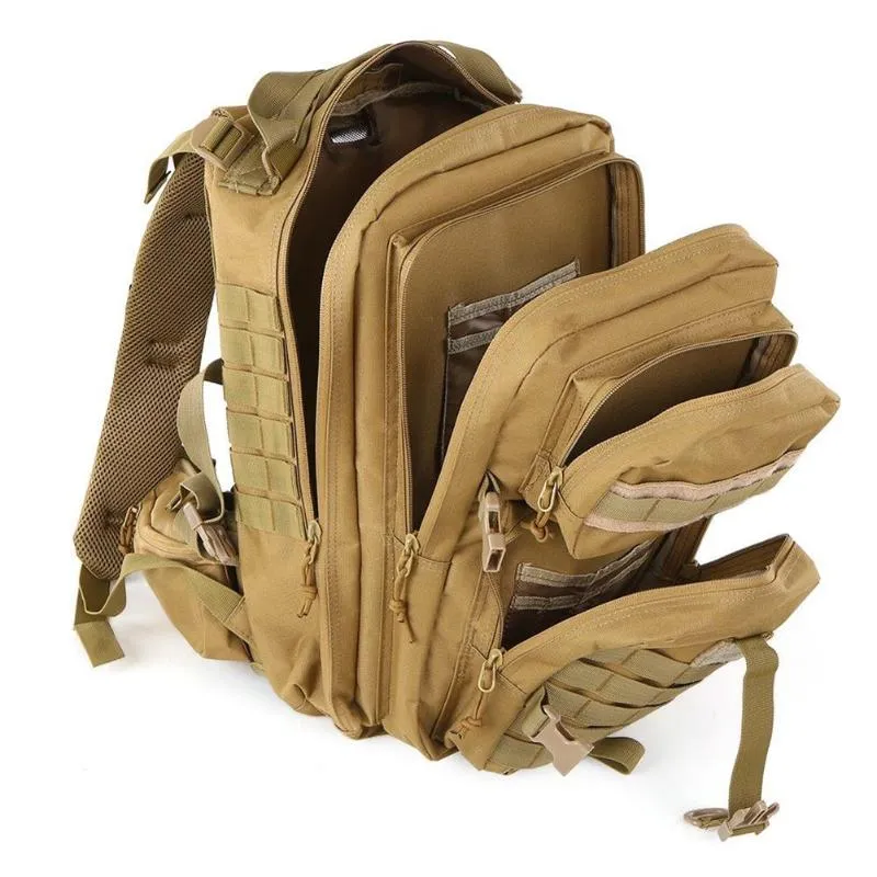 Sidiou Group Oxford waterproof fabric Outdoor Military Tactical  Breathable Mesh Backpack