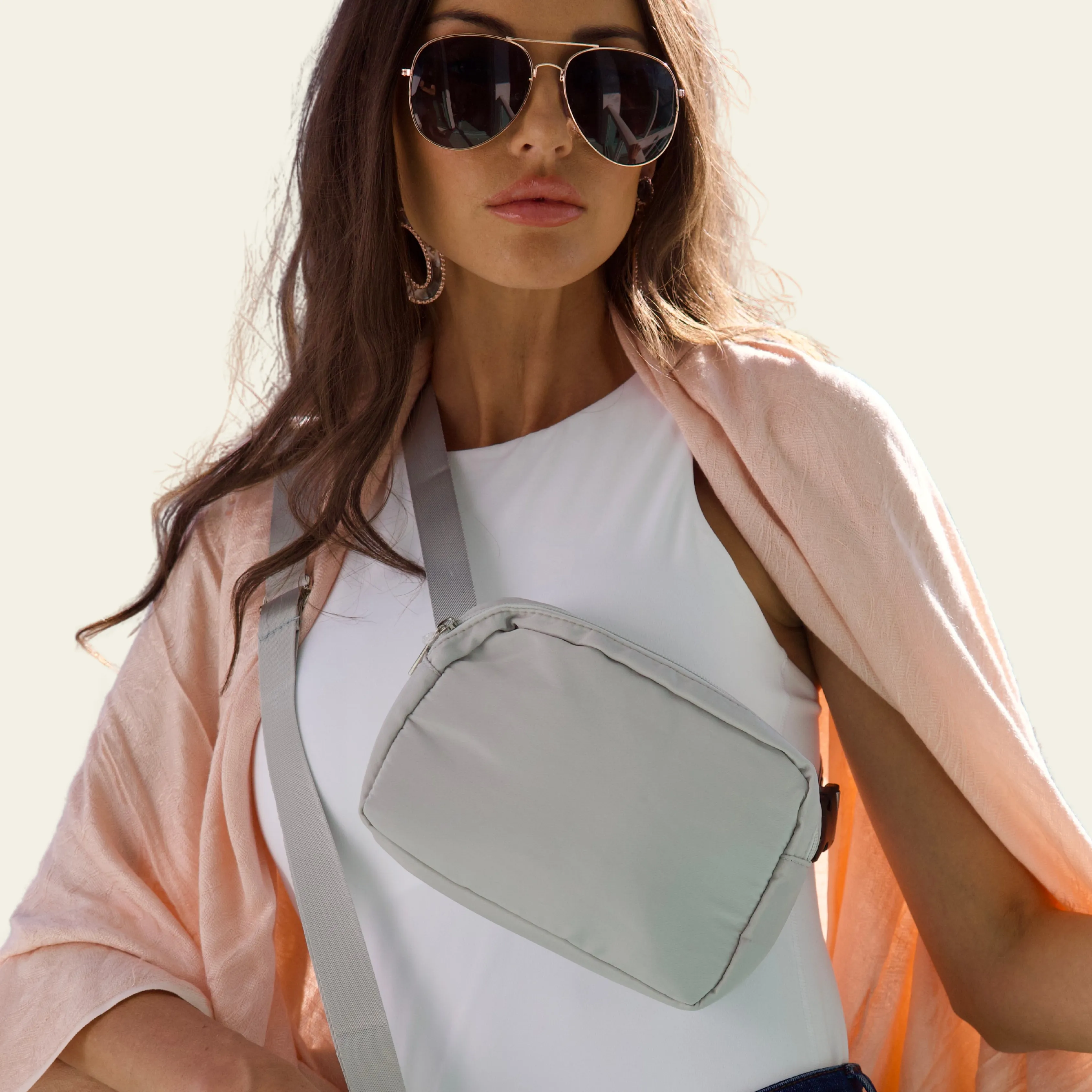 Solid Belt Bag - Fanny Pack