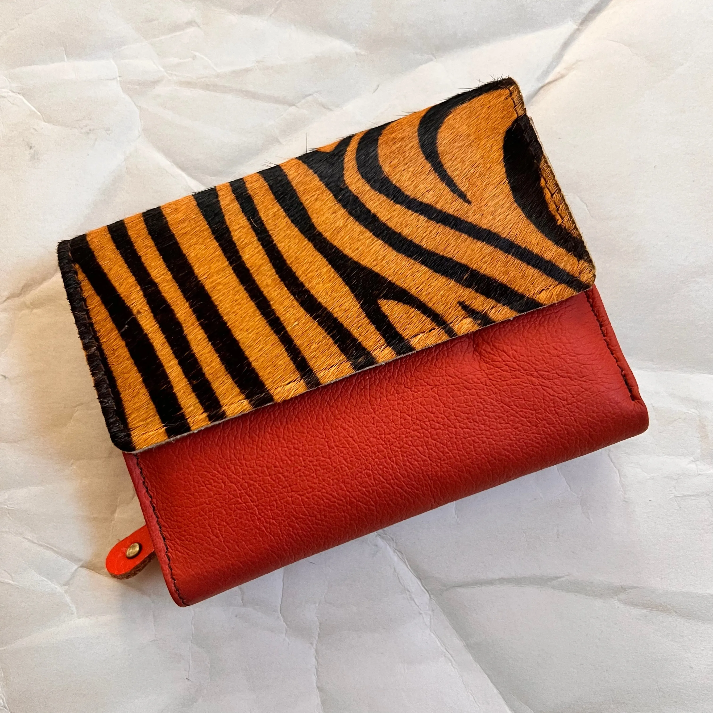 Soruka - Rings Wallet with Print, Rust