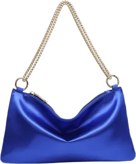 Verdusa Women's Satin Evening Handbag Shoulder Bag Purse